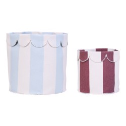 Childhome Kosz do przechowywania Biscuit Dreams 35 x 35 cm Light Blue