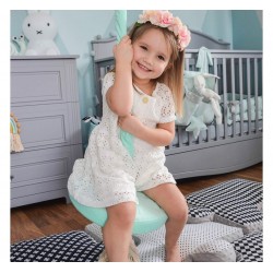 Huśtawka dla dzieci Ring Swing - Soft Pink