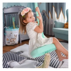 Huśtawka dla dzieci Ring Swing - Soft Pink