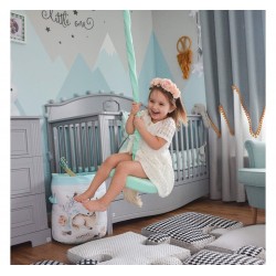 Huśtawka dla dzieci Ring Swing - Soft Pink