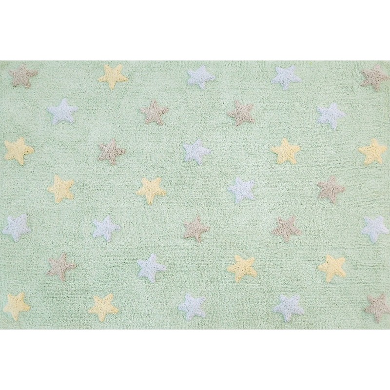 Dywan dziecięcy Tricolor Star Soft/Mint