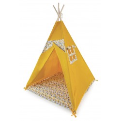 Namiot Tipi z okienkiem Żółte Trójkąty