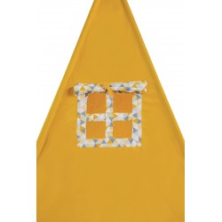 Namiot Tipi z okienkiem Żółte Trójkąty