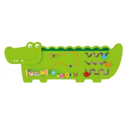 Tablica manipulacyjna dla dzieci Krokodyl