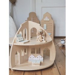 Domek drewniana zabawka dla dzieci