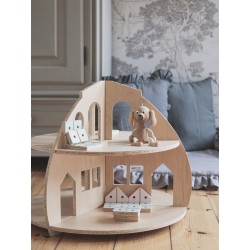 Domek drewniana zabawka dla dzieci