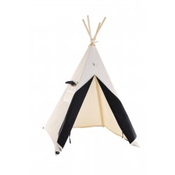 Namiot Tipi Grafitowa Elegancja z okienkiem i matą