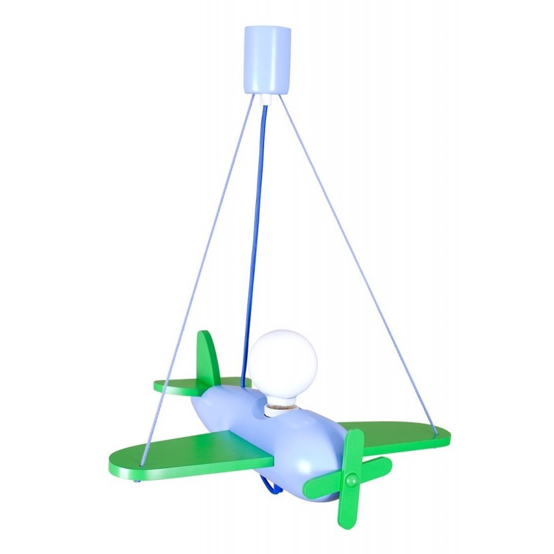 Lampa wisząca dla dzieci Clipper Jasnoniebieski-zielony