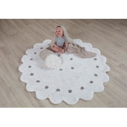 Poduszka Okrągła Biscuit Ivory