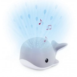 Projektor dla dziecka z muzyką Wieloryb - Grey