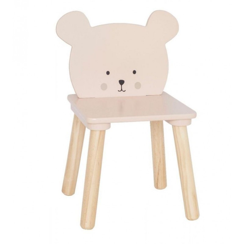 Drewniane Krzesełko dla dzieci MIŚ