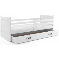 Łóżko dla dziecka Rico 190x80 z materacem Białe