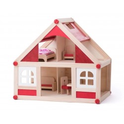 Drewniany Domek dla lalek Brygida 