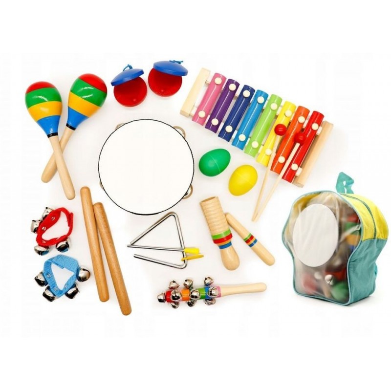 Zestaw Muzyczny dla dzieci - 10 instrumentów