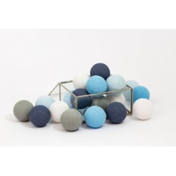 Cotton Balls - Świecące kule - Blue Wind