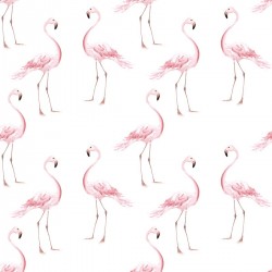 Tapeta do pokoju dziecka Flamingi