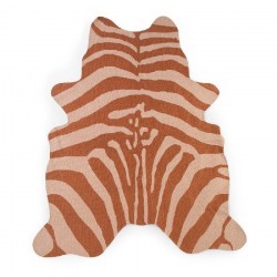 Bawełniany Dywan Dziecięcy - Zebra Nude
