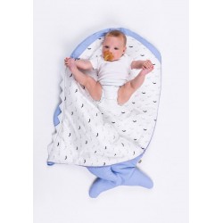 Letni Śpiworek dla dzieci SHARK 1-18m - Baby Bites