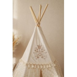 Namiot Tipi z falbanami Boho