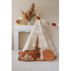 Namiot Tipi z falbanami Boho