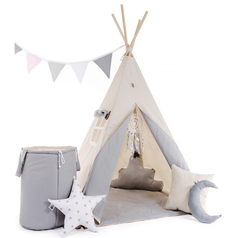 Namiot Tipi Kłapouchy z okienkiem i matą