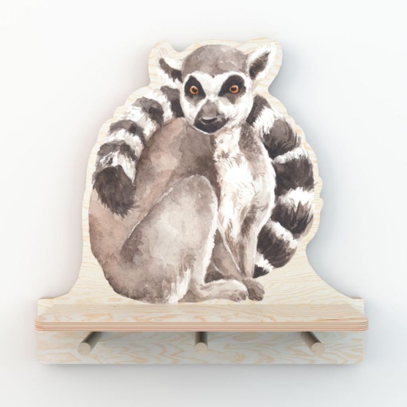 Półka dekoracyjna do pokoju dziecka Lemur