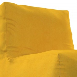 Pufa fotel dla dziecka - brudny żółty