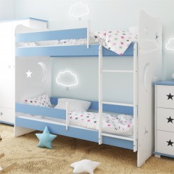 Łóżko piętrowe dla dzieci Stars 160x80