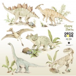Naklejki dla dzieci - Happy Dino Wonderland