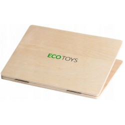 Drewniany Laptop - Edukacyjna Tablica Magnetyczna