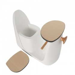 Krzesełko ze stolikiem dla dziecka Vespo 2w1 white