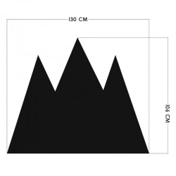 Naklejka tablicowa - Góry T14 - wymiary