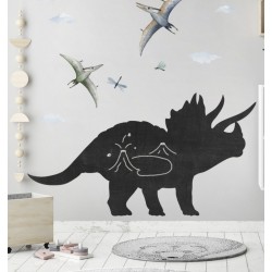 Naklejka tablicowa do pokoju dziecka - Dinozaur T16