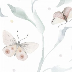 Tapeta dla dziewczynki - Motyle W02