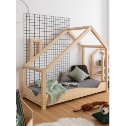 Łóżko domek dla dziecka Luna A