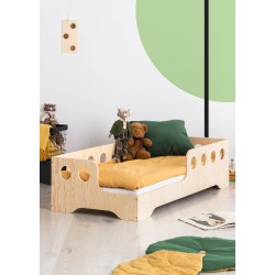 Łóżko dla dziecka KIKI 5-L - Łóżko pojedyncze z barierkami