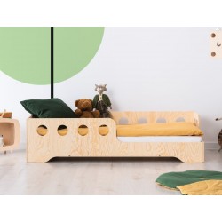 Łóżko dla dziecka KIKI 5-P - Łóżko pojedyncze z barierkami