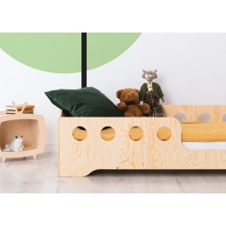 Łóżko dla dziecka KIKI 5-P - Łóżko pojedyncze z barierkami