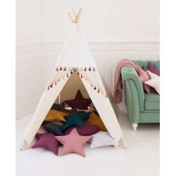 Namiot Tipi Boho White - Tipi dla dziecka