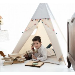 Namiot Tipi Boho Grey - Tipi dla dziecka