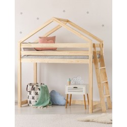 Łóżko piętrowe dla dzieci - Łóżko piętrowe domek Mila DMPBA