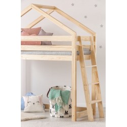 Łóżko piętrowe dla dzieci - Łóżko piętrowe domek Mila DMPBA