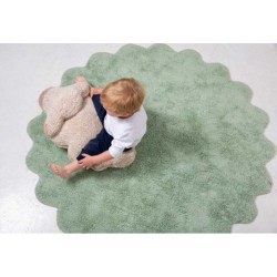 Bawełniany dywan z poduszką - Puffy Sheep