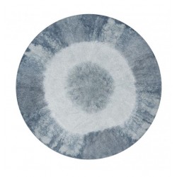 Bawełniany dywan dla chłopca TIE-DYE Blue