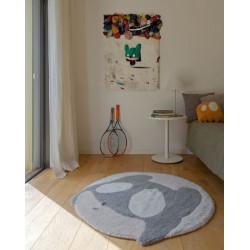 Wełniany dywan dziecięcy Astromouse Ø100 cm Lorena Canals