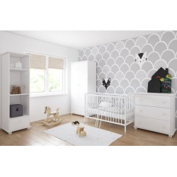 Łóżko dla niemowlaka 120x60 KEVIN - białe
