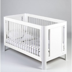 Łóżeczko dla niemowlaka 140x70 - Tapczanik SUN - białe