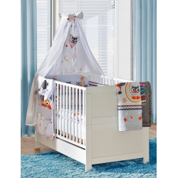 Łóżeczko niemowlęce Basic - Tapczanik 140x70 - biały