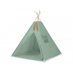 Namiot tipi dla dzieci z okienkiem i matą Szałwia