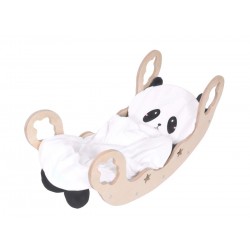 Bujak Montessori - Zestaw z materacykiem i kocykiem - Panda